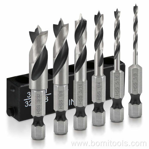 HSS well Stubby Brad Point Drill Bit